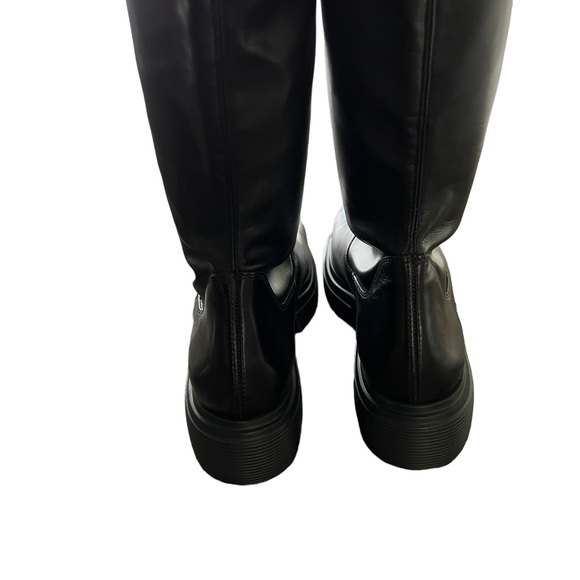 Paul Green Over the Knee Black Leather Boots Women’s Size 10.5 - Picture 10 of 16